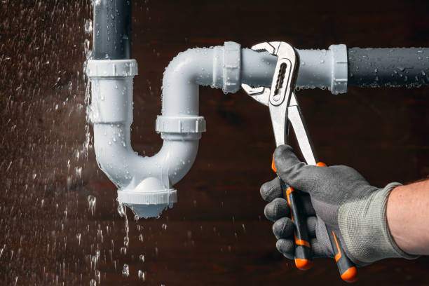 Professional Sewer Line Repair technician working in Sharon, MA